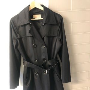 Michael Kors lined classic trench coat